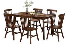 Load image into Gallery viewer, Genevieve Dining Table Set Dark Oak