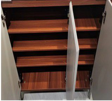 Load image into Gallery viewer, Rhys Shoe Rack 3 Doors Open