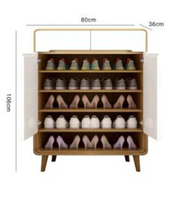 Load image into Gallery viewer, Aiden Shoe Rack 2 Doors Dimensions
