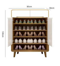 Load image into Gallery viewer, Aiden Shoe Rack 2 Doors Dimensions