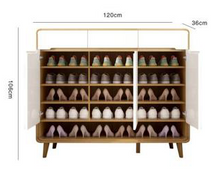 Load image into Gallery viewer, Aiden Shoe Rack 3 Doors Dimensions
