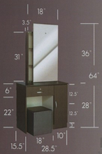 Load image into Gallery viewer, Bea Dressing Table Walnut
