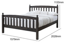 Load image into Gallery viewer, Benjamin Queen Bed Dimensions