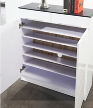 Load image into Gallery viewer, Carley Shoe Rack 2 Doors Open Cupboard
