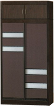 Load image into Gallery viewer, Clara Wardrobe Walnut With Top