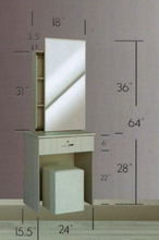 Load image into Gallery viewer, Daisy Dressing Table White Wash