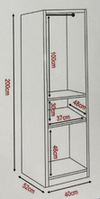 Load image into Gallery viewer, Dallas Wardrobe Arrangement 3