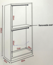 Load image into Gallery viewer, Dalton Wardrobe Interior