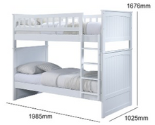Load image into Gallery viewer, Gabriella Bunk Bed Dimensions