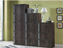 Load image into Gallery viewer, Grayson Storage Shelf Dark Oak Colour
