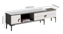 Load image into Gallery viewer, Harvey TV Console Petite Dimensions