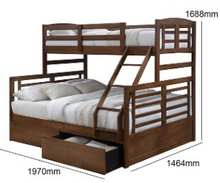 Load image into Gallery viewer, Inara Bunk Bed Dimensions