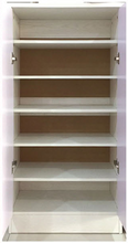 Load image into Gallery viewer, Kayla Shoe Rack White Interior
