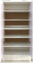 Load image into Gallery viewer, Kayla Shoe Rack White Interior