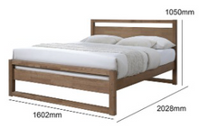 Load image into Gallery viewer, Lewis Queen Bed Dimensions