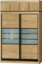 Load image into Gallery viewer, Maddison Wardrobe Light Brown With Top