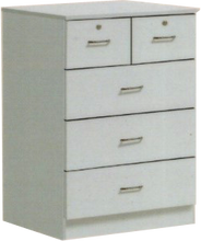 Load image into Gallery viewer, Megan Chest of Drawers White
