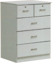 Load image into Gallery viewer, Megan Chest of Drawers White