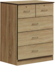 Load image into Gallery viewer, Megan Chest of Drawers Light Brown
