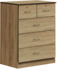 Load image into Gallery viewer, Megan Chest of Drawers Light Brown
