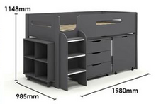 Load image into Gallery viewer, Nat Children Bed Set Dimensions