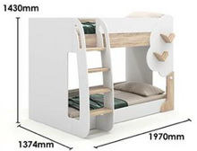 Load image into Gallery viewer, Rafe Children Bed Set Dimensions