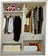 Load image into Gallery viewer, Zac Sliding Door Wardrobe Interior White Wash Colour