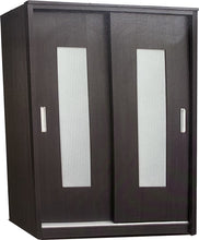 Load image into Gallery viewer, Zander Sliding Door Wardrobe Walnut Colour