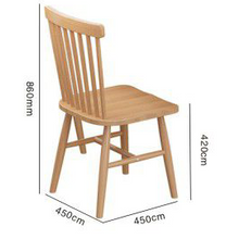 Load image into Gallery viewer, Genevieve Dining Chair Light Oak
