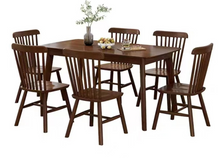 Load image into Gallery viewer, Genevieve Dining Table Set Dark Oak
