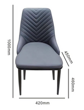 Load image into Gallery viewer, Milly Dining Chair Dimensions
