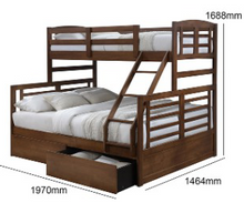 Load image into Gallery viewer, Inara Bunk Bed Dimensions
