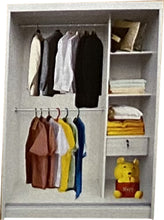 Load image into Gallery viewer, Xavier Sliding Door Wardrobe Interior White Wash Colour
